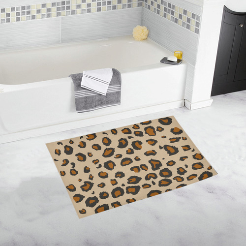 leopard print Bath Rug 20''x 32''