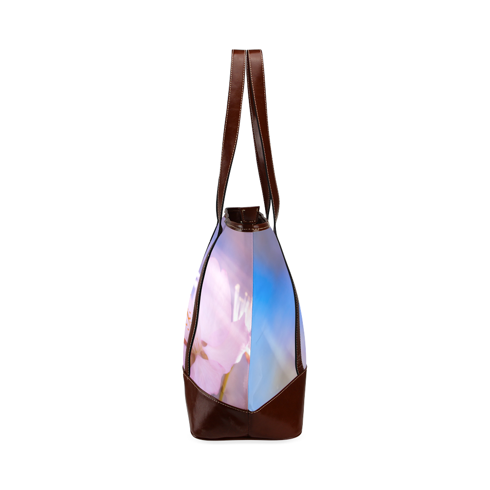 Sakura Cherry Blossom Spring Heaven Light Beauty Tote Handbag (Model 1642)