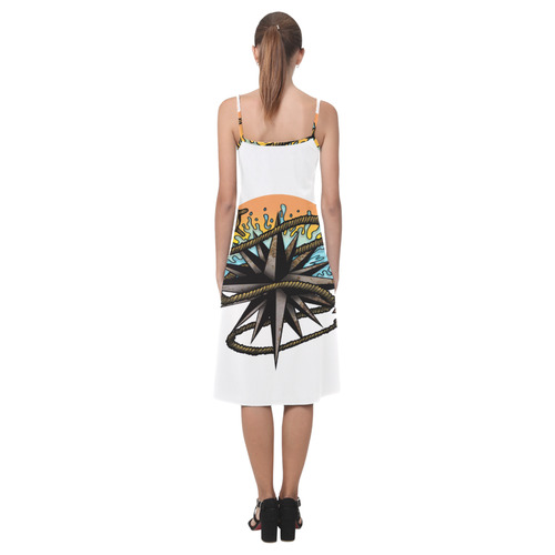 Nautical Splash Alcestis Slip Dress (Model D05)
