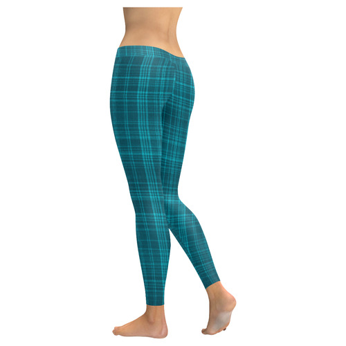 fabric Women's Low Rise Leggings (Invisible Stitch) (Model L05)