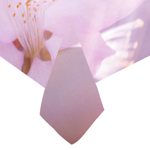 Sakura Cherry Blossom Spring Heaven Light Beauty Cotton Linen Tablecloth 60"x120"