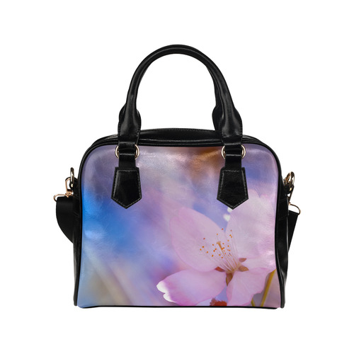 Sakura Cherry Blossom Spring Heaven Light Beauty Shoulder Handbag (Model 1634)