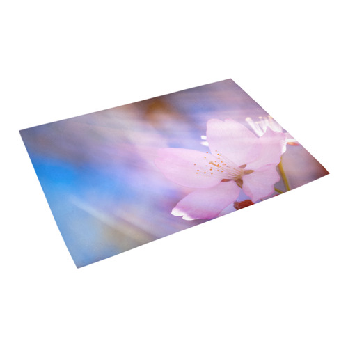 Sakura Cherry Blossom Spring Heaven Light Beauty Azalea Doormat 24" x 16" (Sponge Material)