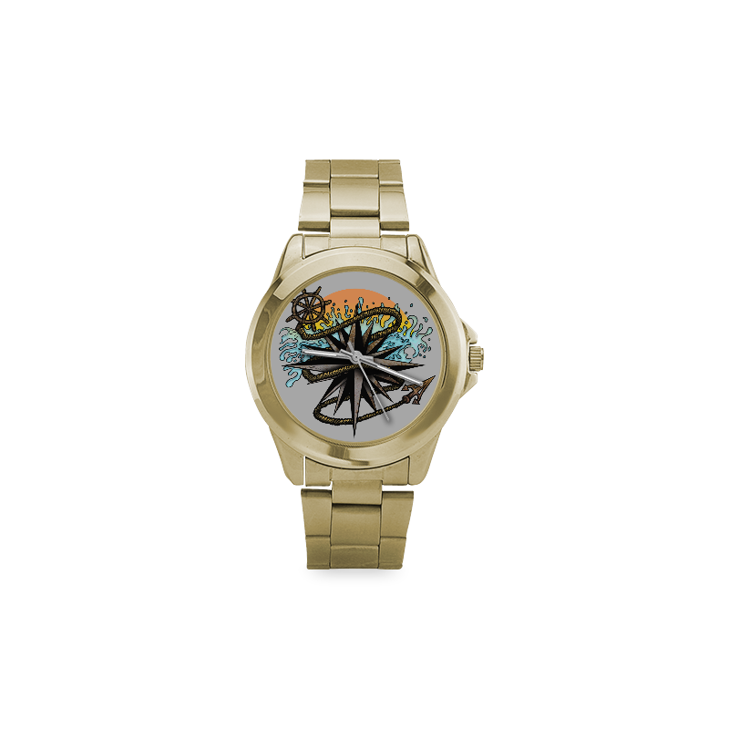 Nautical Splash Custom Gilt Watch(Model 101)