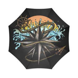 Nautical Splash Foldable Umbrella (Model U01)