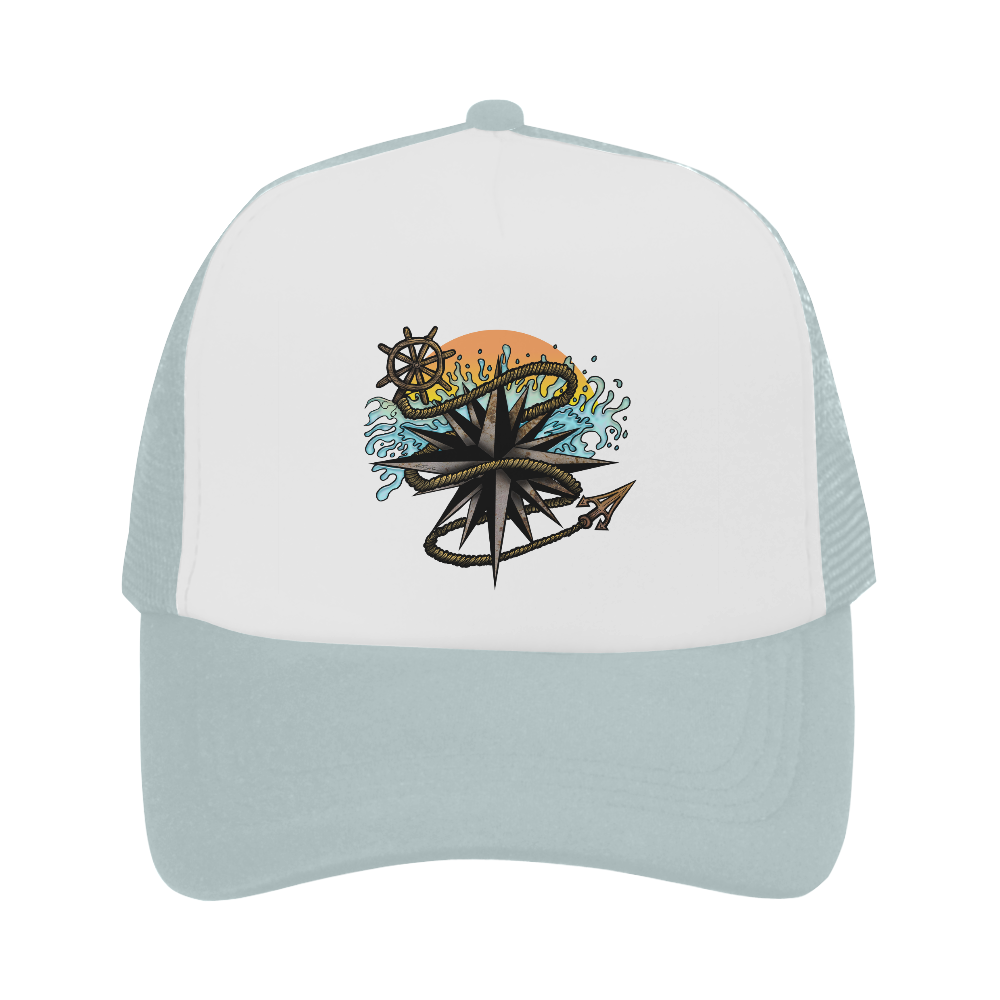 Nautical Splash Trucker Hat