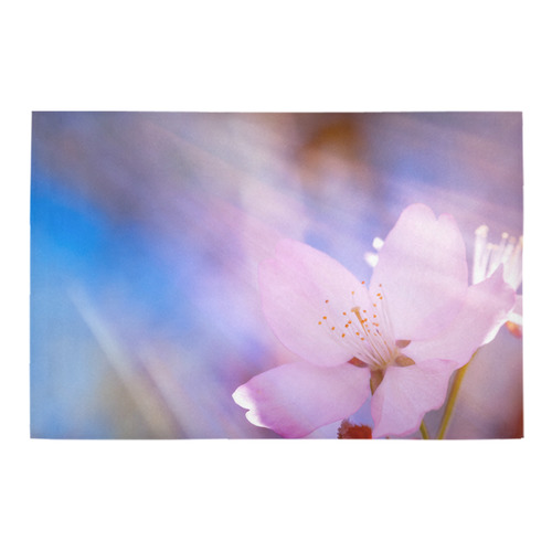Sakura Cherry Blossom Spring Heaven Light Beauty Azalea Doormat 24" x 16" (Sponge Material)