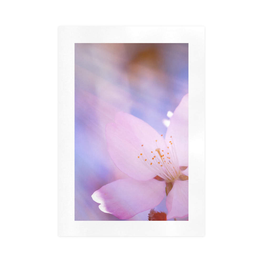 Sakura Cherry Blossom Spring Heaven Light Pink Art Print 16‘’x23‘’