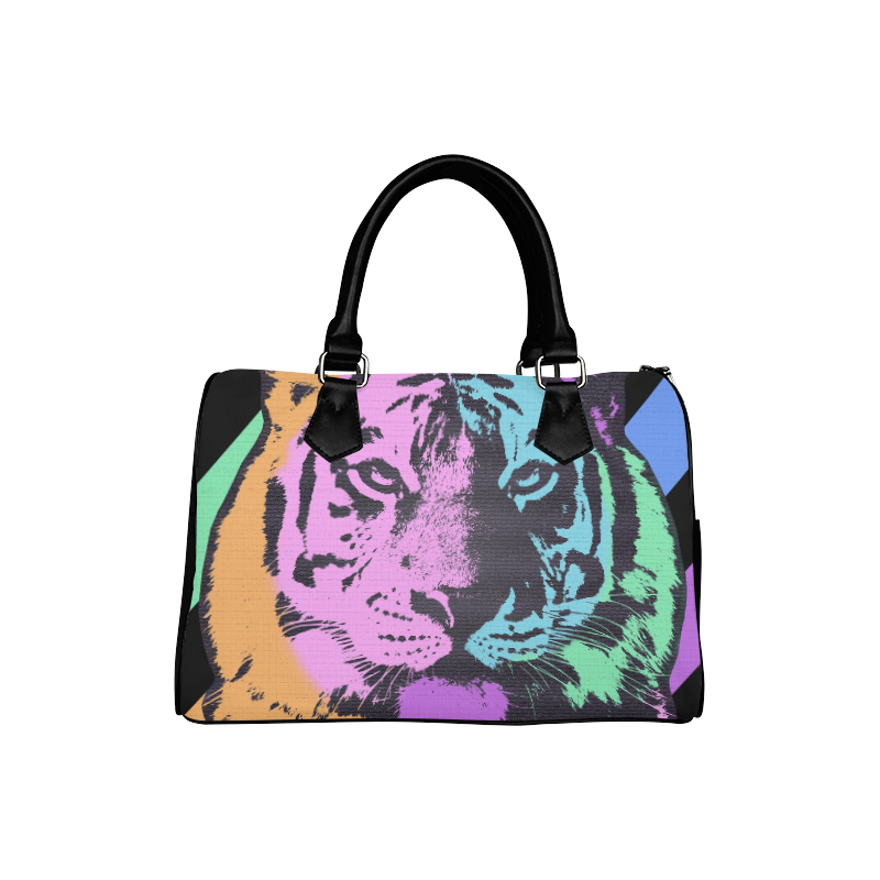 TIGER MULTICOLOR Boston Handbag (Model 1621)