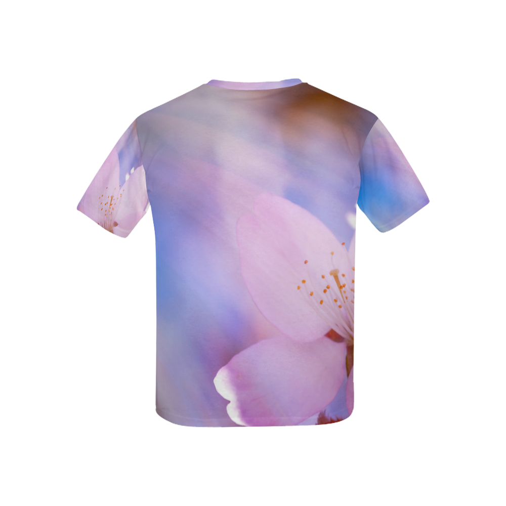 Sakura Cherry Blossom Spring Heaven Light Beauty Kids' All Over Print T-shirt (USA Size) (Model T40)