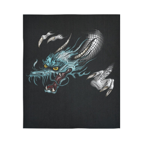 Dragon Soar Cotton Linen Wall Tapestry 51"x 60"