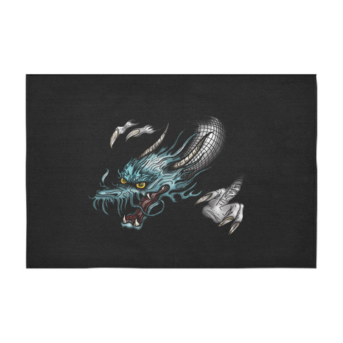 Dragon Soar Cotton Linen Tablecloth 60" x 90"
