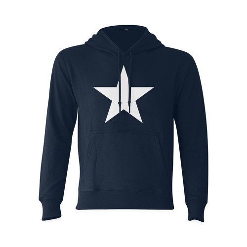 White Star Patriot America Symbol Cool Trendy Oceanus Hoodie Sweatshirt (Model H03)