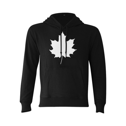 Maple Leaf Canada Autumn White Fall Flora Season Oceanus Hoodie Sweatshirt (Model H03)