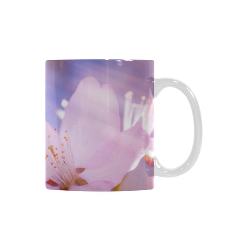 Sakura Cherry Blossom Spring Heaven Light Beauty White Mug(11OZ)