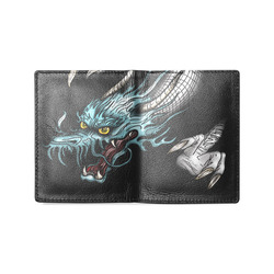 Dragon Soar Men's Leather Wallet (Model 1612)