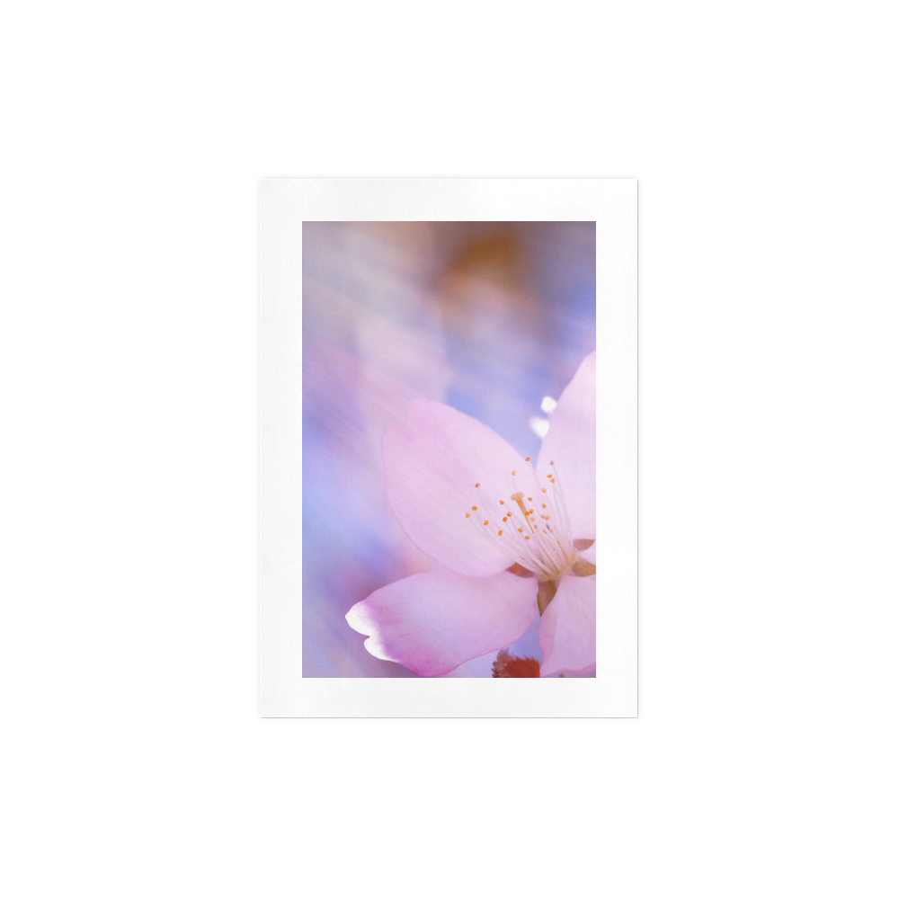 Sakura Cherry Blossom Spring Heaven Light Pink Art Print 7‘’x10‘’