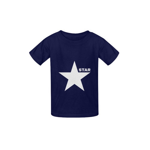 White Star Patriot America Symbol Freedom Strong Kid's  Classic T-shirt (Model T22)