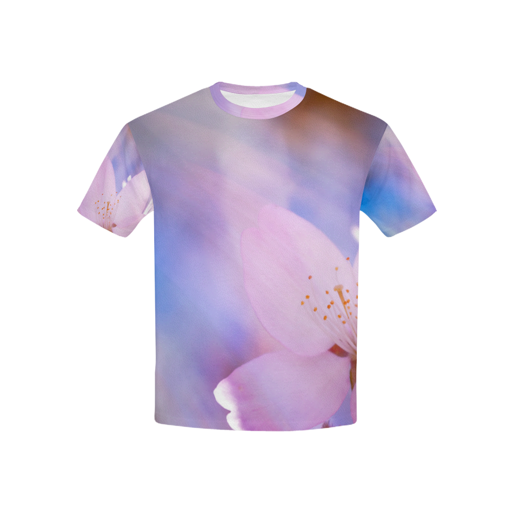 Sakura Cherry Blossom Spring Heaven Light Beauty Kids' All Over Print T-shirt (USA Size) (Model T40)