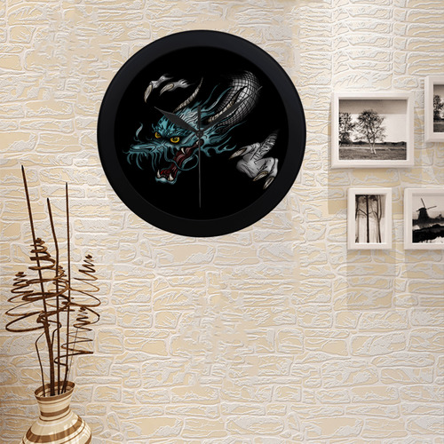 Dragon Soar Circular Plastic Wall clock