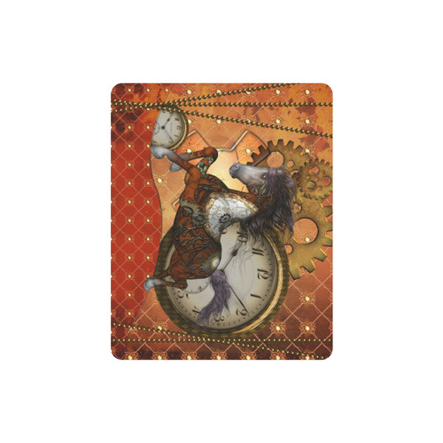Steampunk, awesome steampunk horse Rectangle Mousepad