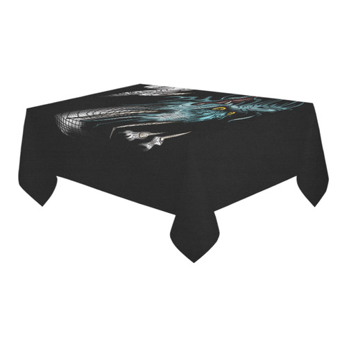 Dragon Soar Cotton Linen Tablecloth 60" x 90"