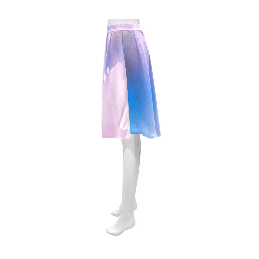Sakura Cherry Blossom Spring Heaven Light Beauty Athena Women's Short Skirt (Model D15)