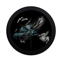 Dragon Soar Circular Plastic Wall clock