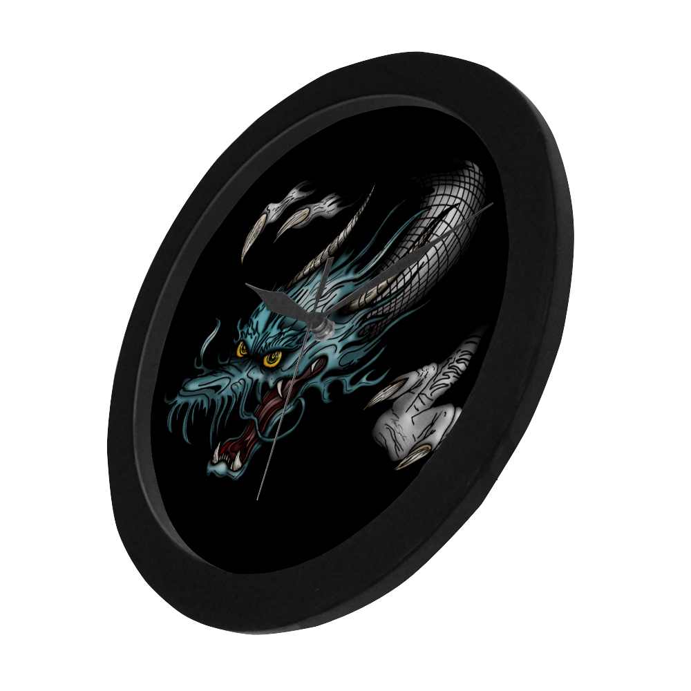 Dragon Soar Circular Plastic Wall clock