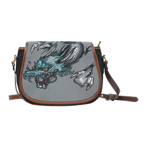 Threadless_Dragon Soar Saddle Bag/Small (Model 1649)(Flap Customization)