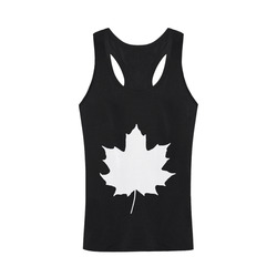 Maple Leaf Canada Autumn White Fall Flora Season Men's I-shaped Tank Top (Model T32)