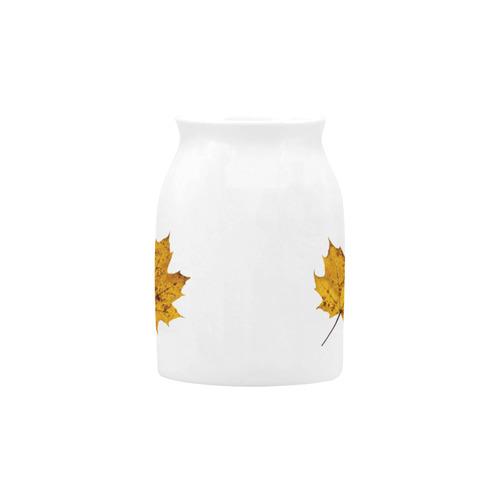 Maple Leaf Canada Autumn Yellow Fall Flora Cool Milk Cup (Small) 300ml