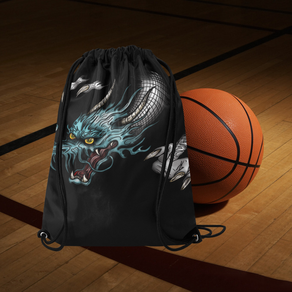 Dragon Soar Medium Drawstring Bag Model 1604 (Twin Sides) 13.8"(W) * 18.1"(H)