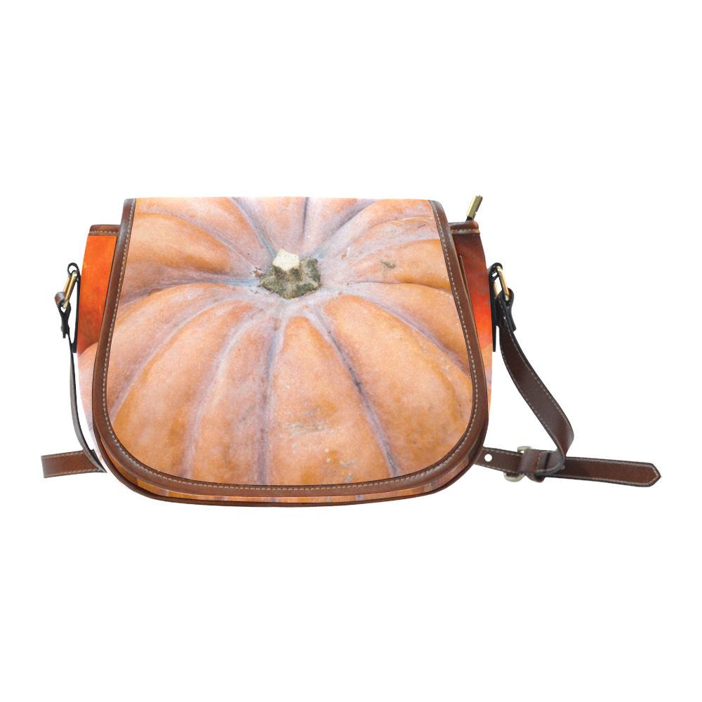 Pumpkin Halloween Thanksgiving Crop Holiday Cool Saddle Bag/Large (Model 1649)
