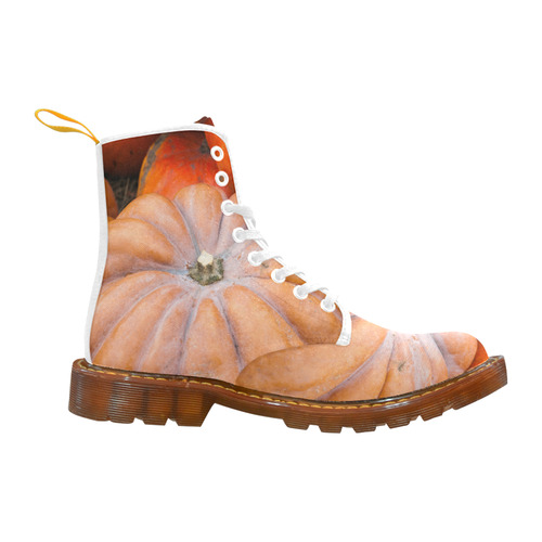 Pumpkin Halloween Thanksgiving Crop Holiday Cool Martin Boots For Men Model 1203H