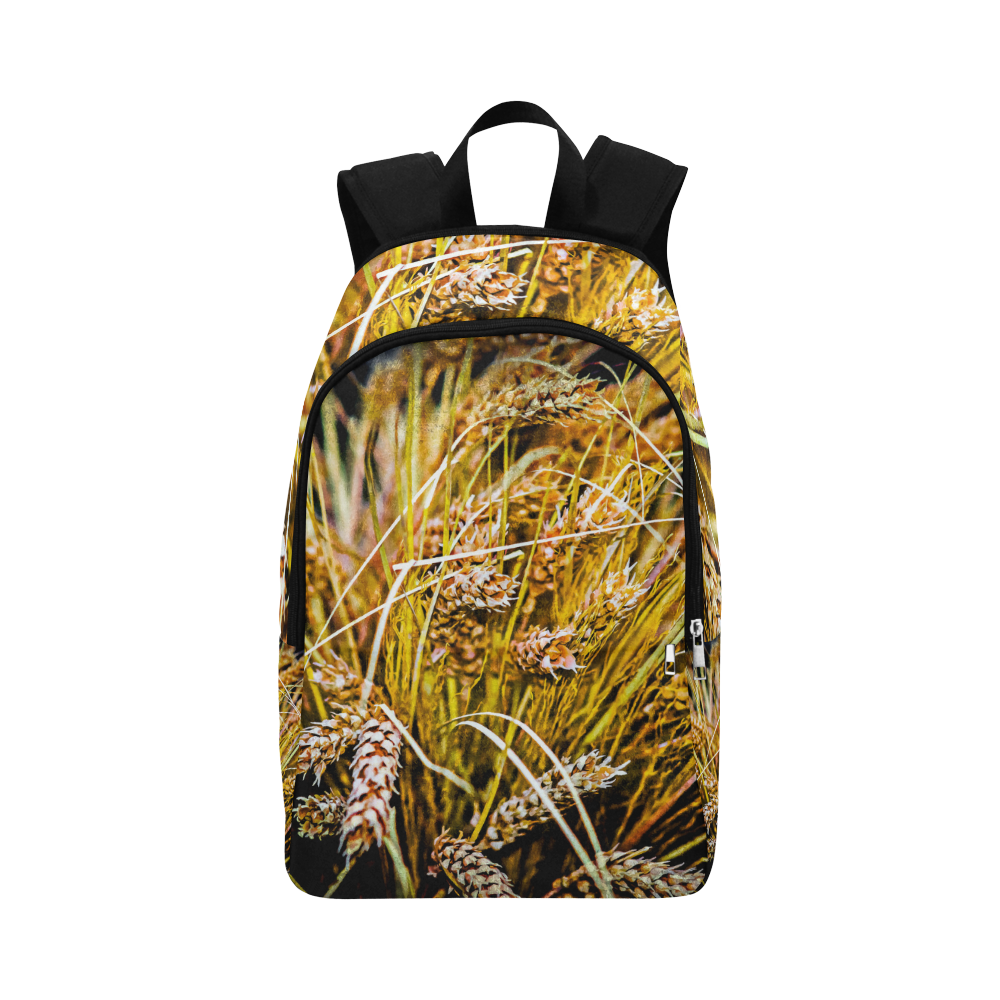 Grain Wheat wheatear Autumn Harvest Thanksgiving Fabric Backpack for Adult (Model 1659)