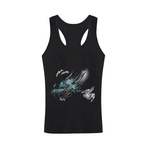 Dragon Soar Men's I-shaped Tank Top (Model T32)