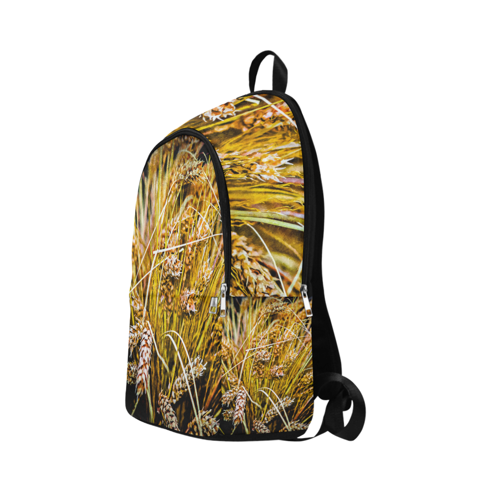 Grain Wheat wheatear Autumn Harvest Thanksgiving Fabric Backpack for Adult (Model 1659)