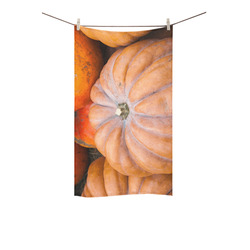 Pumpkin Halloween Thanksgiving Crop Holiday Cool Custom Towel 16"x28"