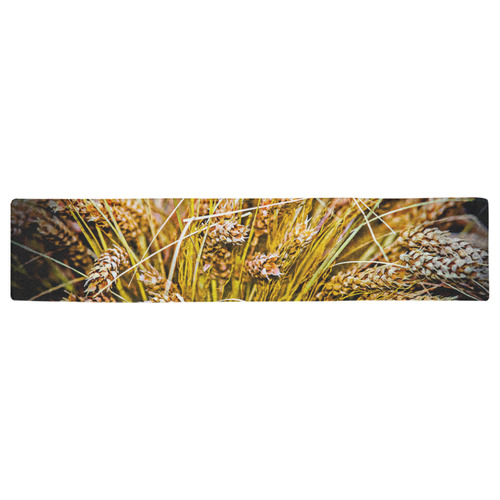 Grain Wheat wheatear Autumn Crop Thanksgiving Table Runner 16x72 inch