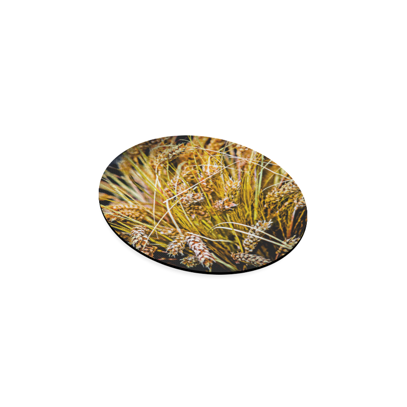 Grain Wheat wheatear Autumn Harvest Thanksgiving Round Coaster