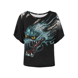 Dragon Soar Women's Batwing-Sleeved Blouse T shirt (Model T44)