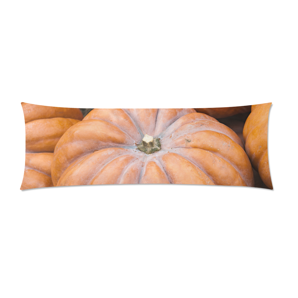 Pumpkin Halloween Thanksgiving Crop Holiday Cool Custom Zippered Pillow Case 21"x60"(Two Sides)