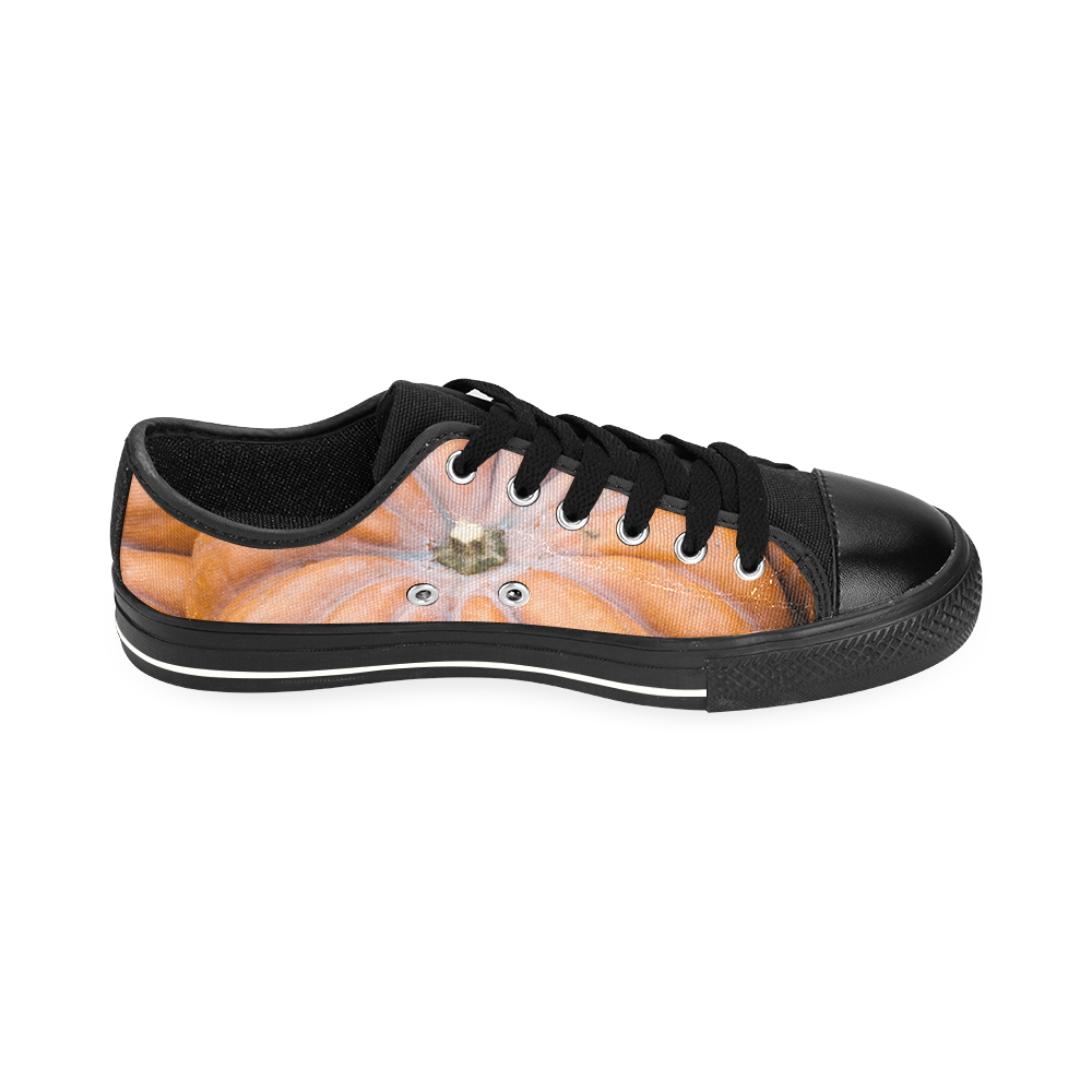 Pumpkin Halloween Thanksgiving Crop Holiday Cool Men's Classic Canvas Shoes/Large Size (Model 018)