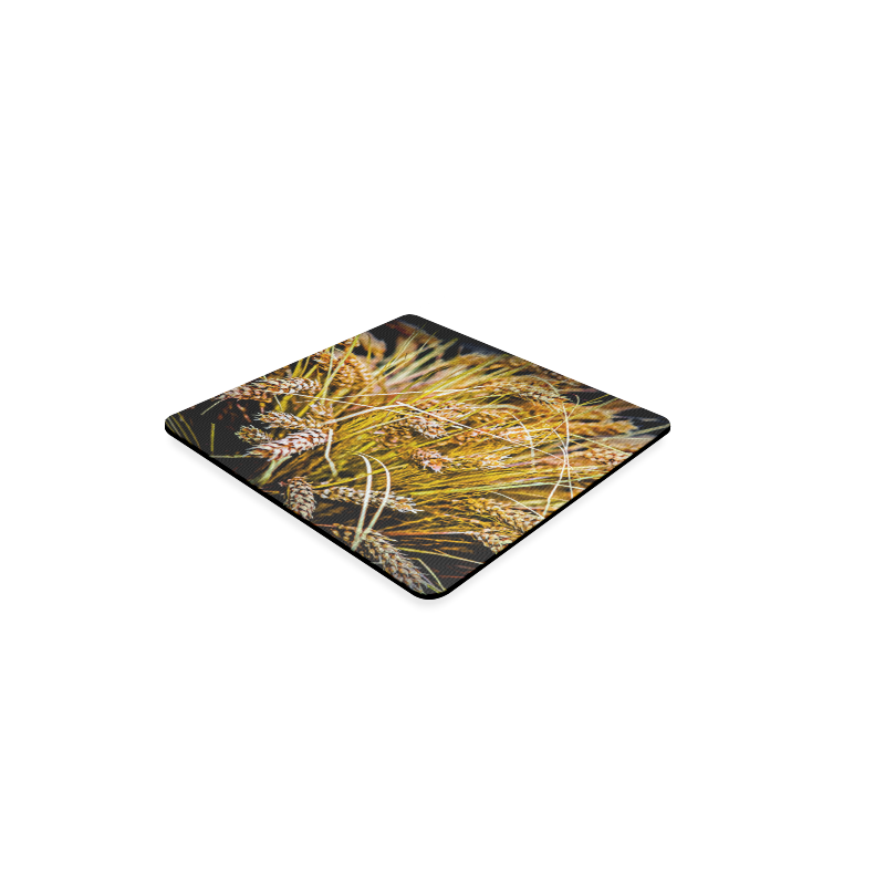 Grain Wheat wheatear Autumn Harvest Thanksgiving Square Coaster