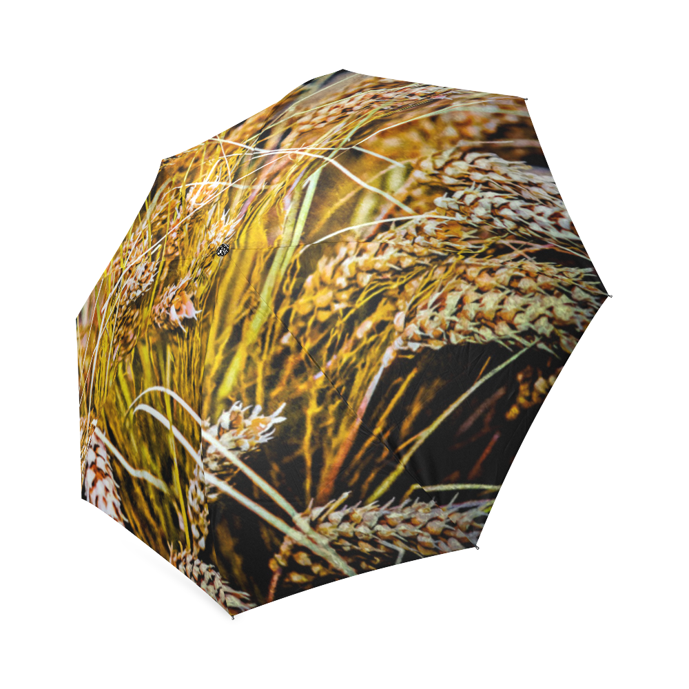 Grain Wheat wheatear Autumn Crop Thanksgiving Foldable Umbrella (Model U01)