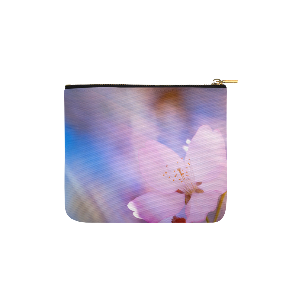 Sakura Cherry Blossom Spring Heaven Light Beauty Carry-All Pouch 6''x5''