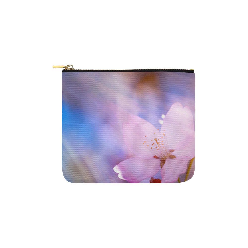 Sakura Cherry Blossom Spring Heaven Light Beauty Carry-All Pouch 6''x5''