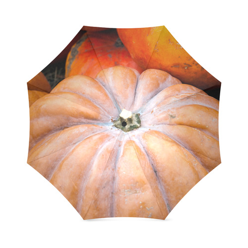 Pumpkin Halloween Thanksgiving Crop Holiday Fall Foldable Umbrella (Model U01)