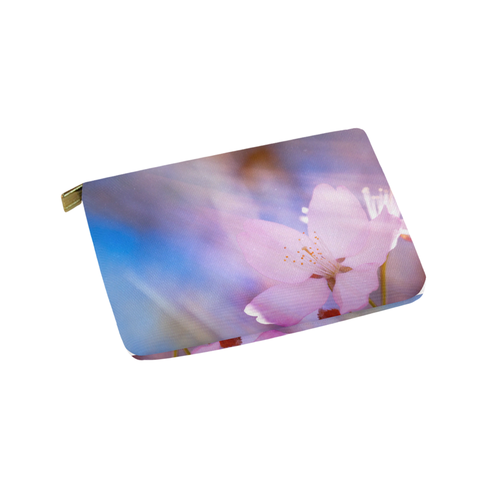 Sakura Cherry Blossom Spring Heaven Light Beauty Carry-All Pouch 9.5''x6''